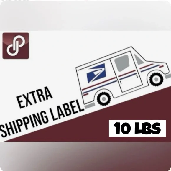 Extra Shipping Label 10 lbs - Picture 1 of 1